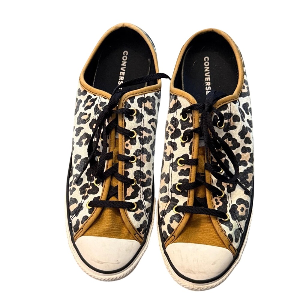 Converse Leopard Print‎ Sneakers Womens 9.5 - Picture 3 of 4